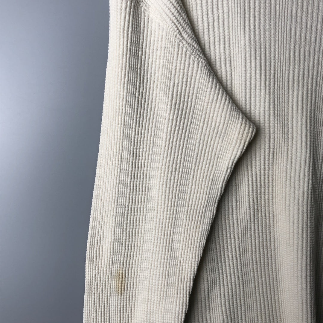 Ralph Lauren POLO by Ralph Lauren UNDERWEAR Thermal Long T-Shirt, Men's Size L cotton pale white type Vintage Second Hand