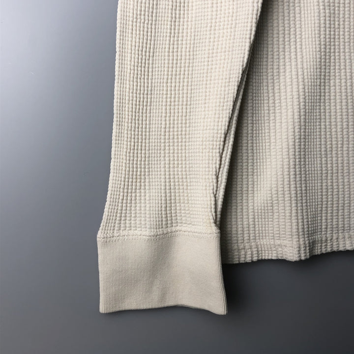 Ralph Lauren POLO by Ralph Lauren UNDERWEAR Thermal Long T-Shirt, Men's Size L cotton pale white type Vintage Second Hand