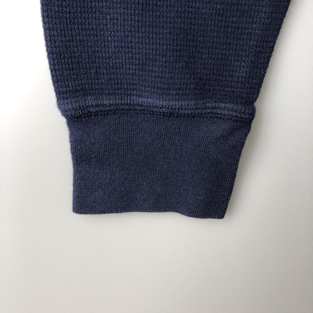 Ralph Lauren POLO RALPH LAUREN Thermal Long T-Shirt, Men's Size M cotton navy blue type Vintage Second Hand