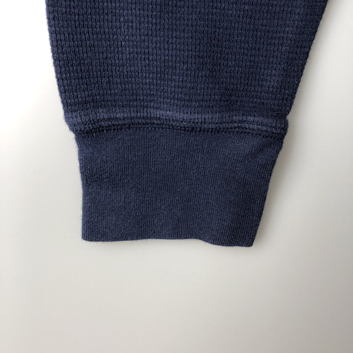 Ralph Lauren POLO RALPH LAUREN Thermal Long T-Shirt, Men's Size M cotton navy blue type Vintage Second Hand
