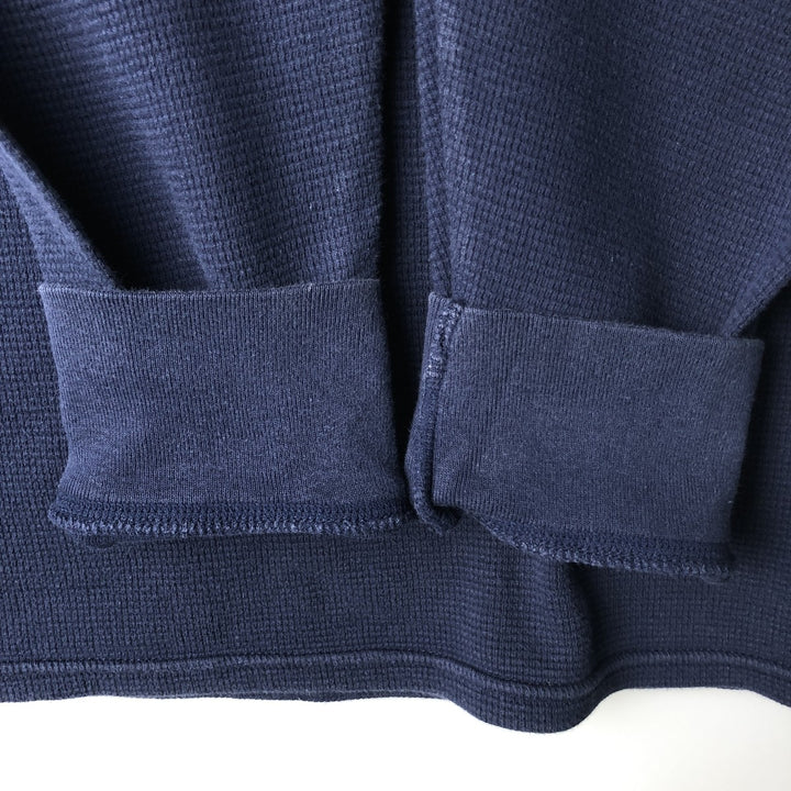 Ralph Lauren POLO RALPH LAUREN Thermal Long T-Shirt, Men's Size M cotton navy blue type Vintage Second Hand