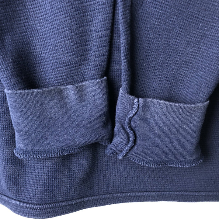 Ralph Lauren POLO RALPH LAUREN Thermal Long T-Shirt, Men's Size M cotton navy blue type Vintage Second Hand