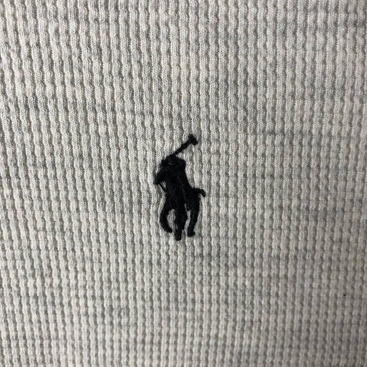 Ralph Lauren POLO RALPH LAUREN Thermal Long T-Shirt, Men's Size M unclear pale white type Vintage Second Hand