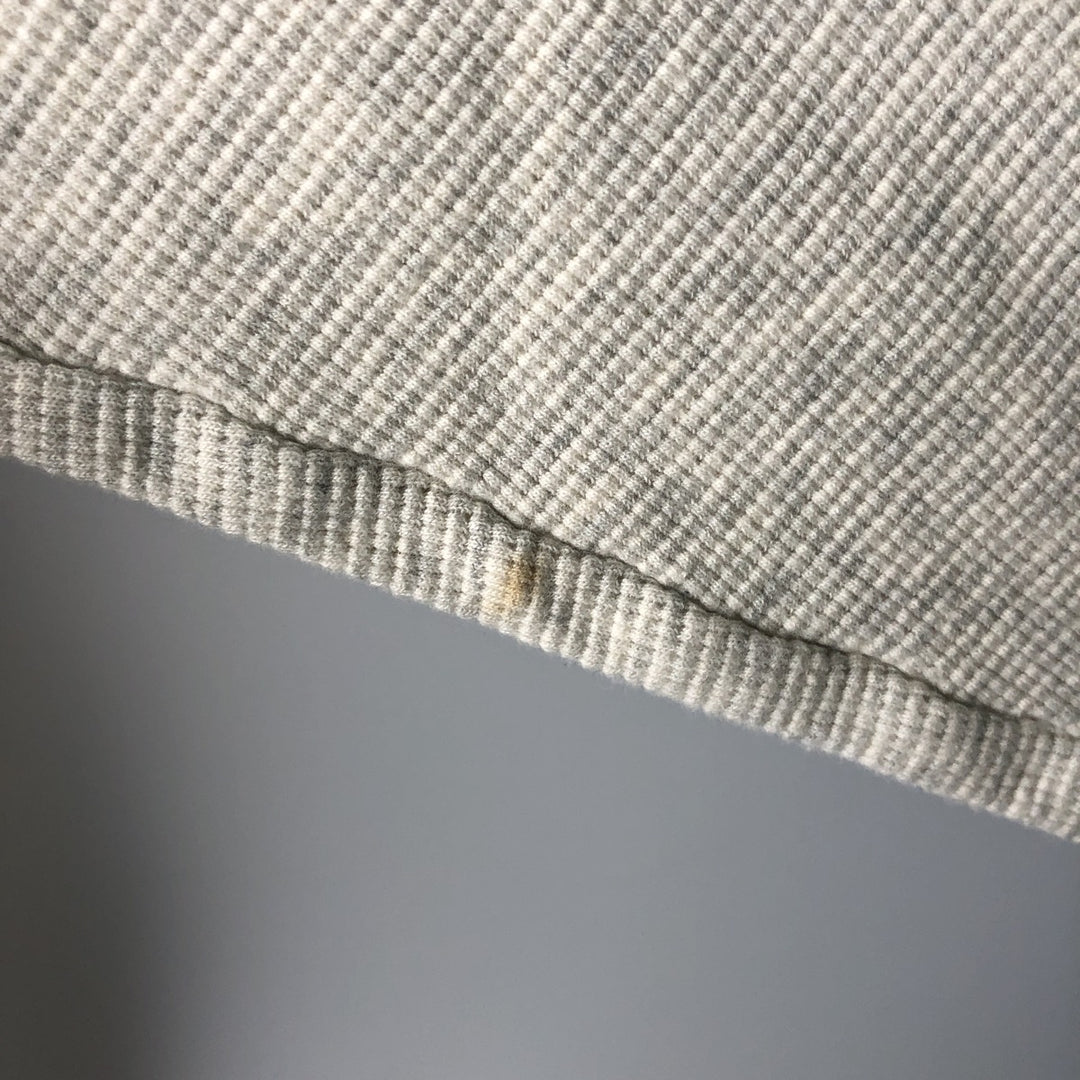 Ralph Lauren POLO RALPH LAUREN Thermal Long T-Shirt Men's Size L cotton ivory Vintage Second Hand