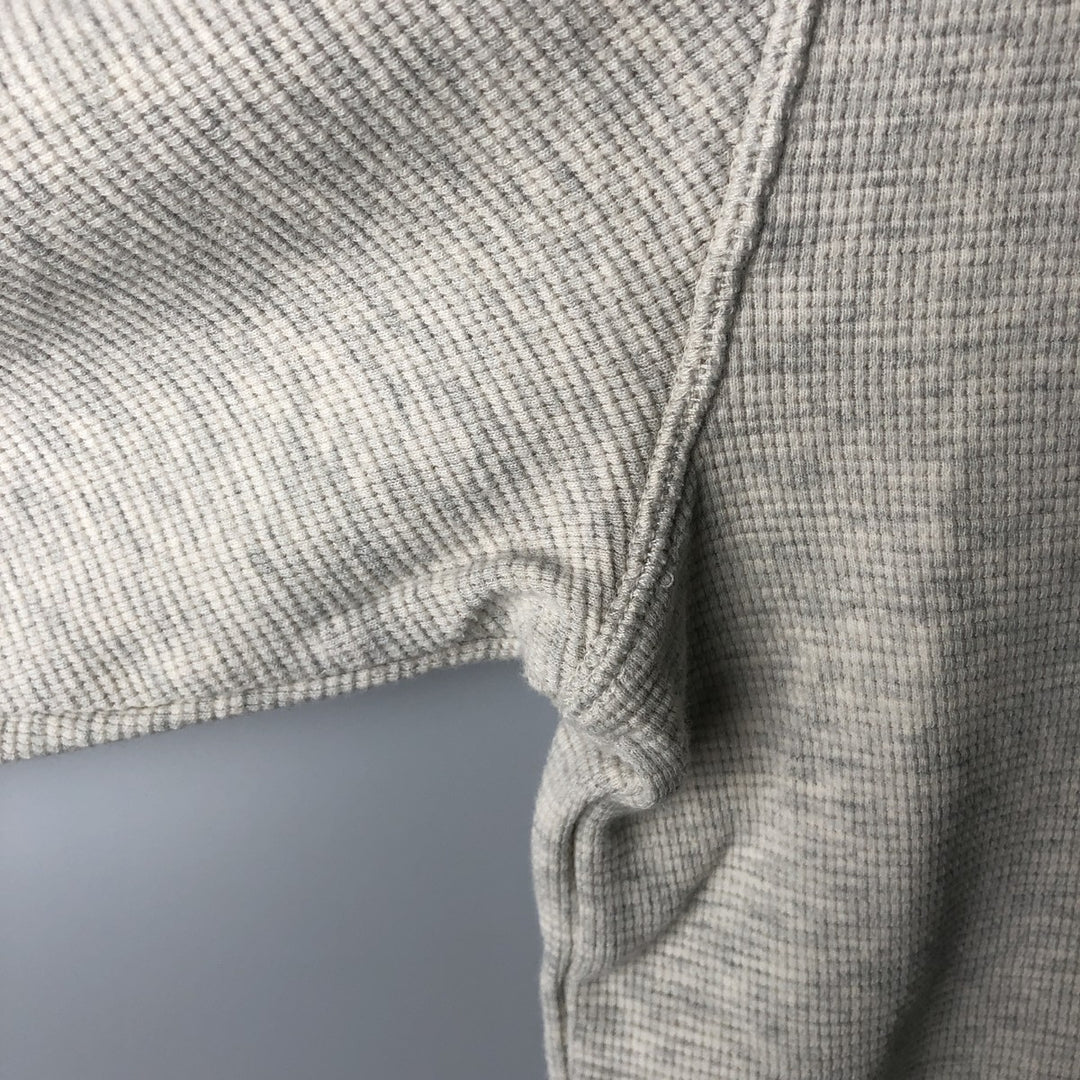 Ralph Lauren POLO RALPH LAUREN Thermal Long T-Shirt Men's Size L cotton ivory Vintage Second Hand