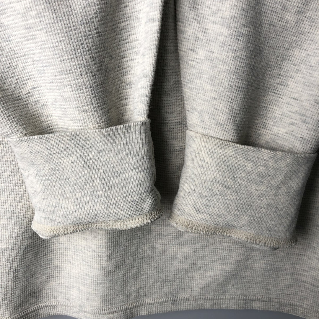 Ralph Lauren POLO RALPH LAUREN Thermal Long T-Shirt Men's Size L cotton ivory Vintage Second Hand