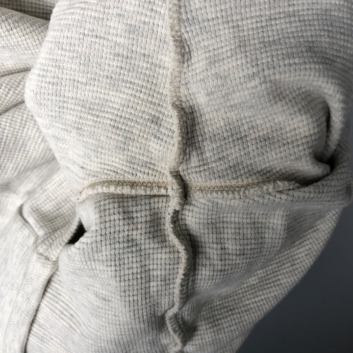 Ralph Lauren POLO RALPH LAUREN Thermal Long T-Shirt Men's Size L cotton ivory Vintage Second Hand