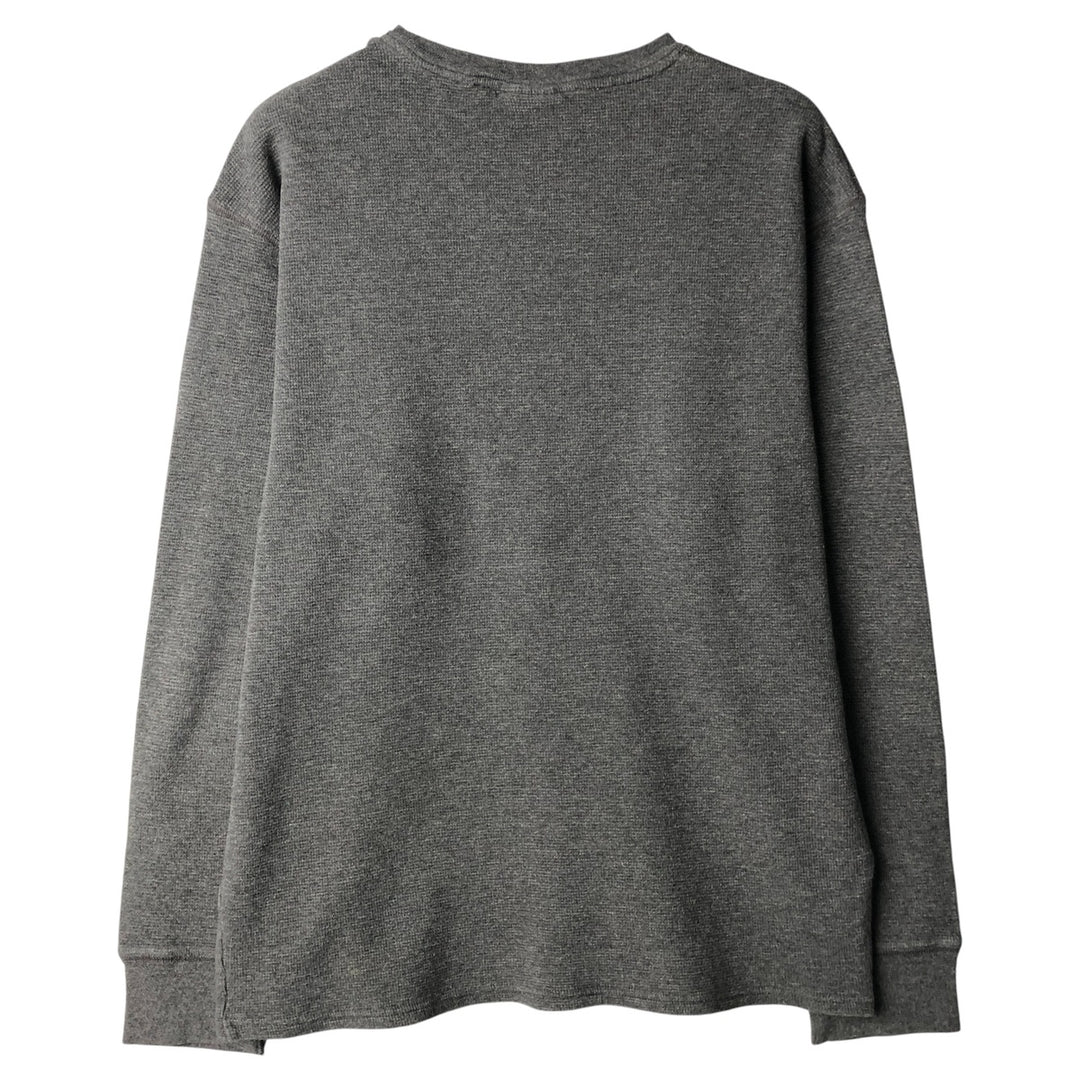 Ralph Lauren Polo Ralph Lauren Sleepwear Thermal Long T-Shirt, Men's XL cotton gray type Vintage Second Hand