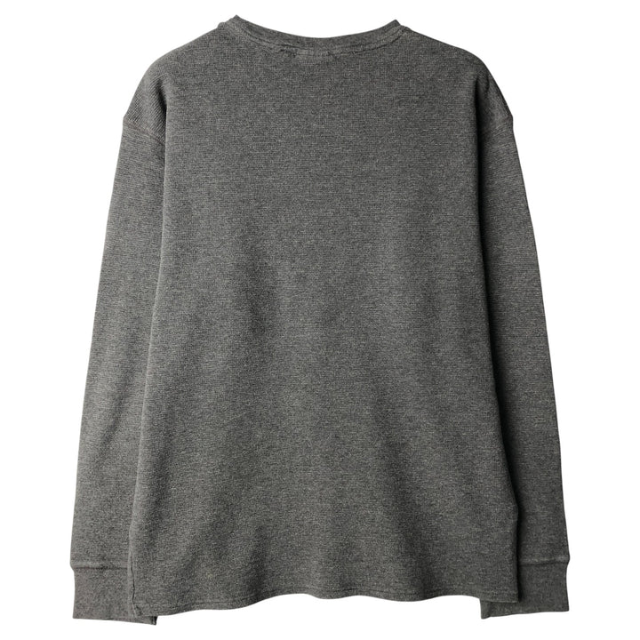 Ralph Lauren Polo Ralph Lauren Sleepwear Thermal Long T-Shirt, Men's XL cotton gray type Vintage Second Hand