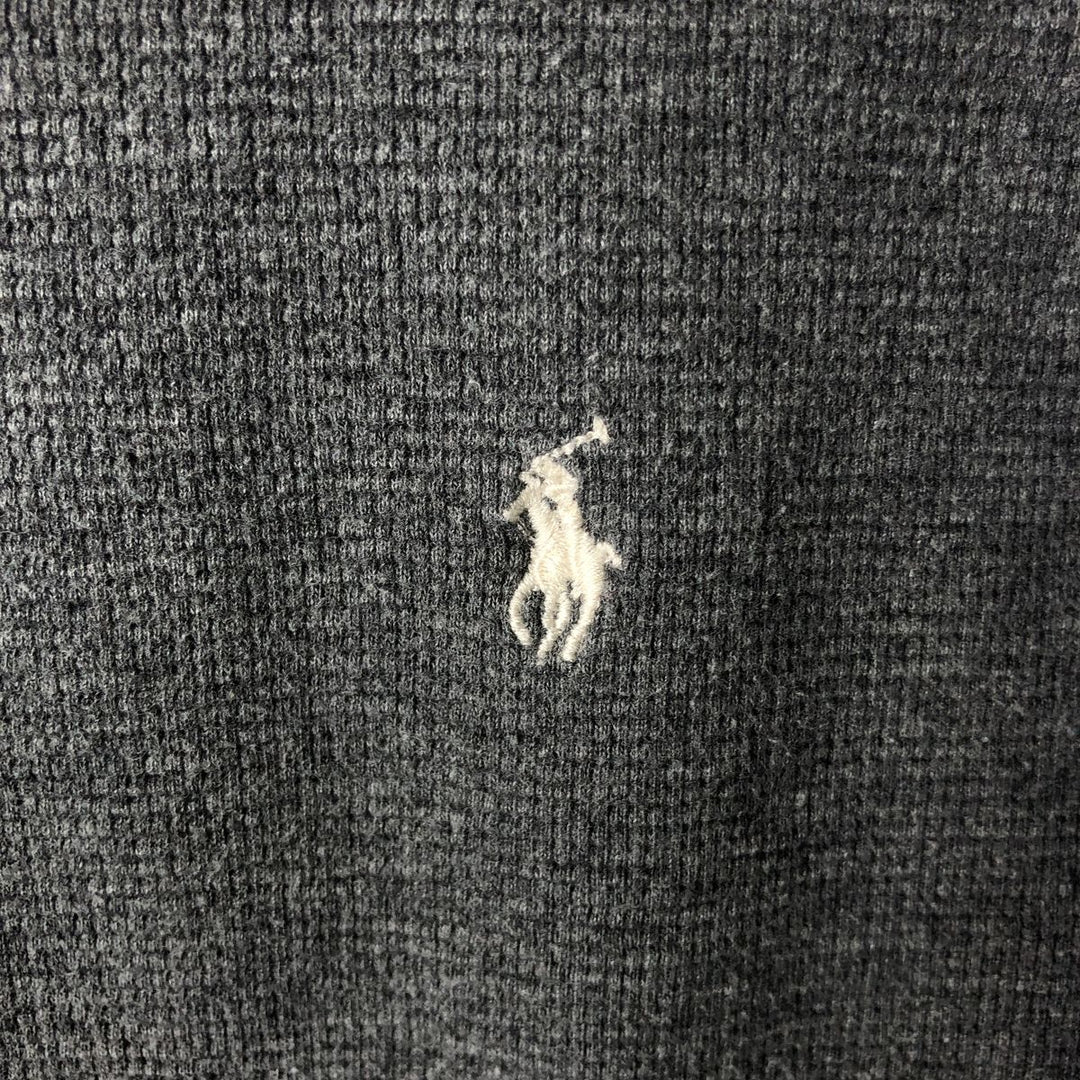 Ralph Lauren Polo Ralph Lauren Sleepwear Thermal Long T-Shirt, Men's XL cotton gray type Vintage Second Hand