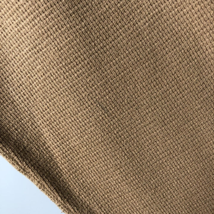 Ralph Lauren POLO RALPH LAUREN Thermal Long T-Shirt Men's Size L cotton beige type brown Vintage Second Hand