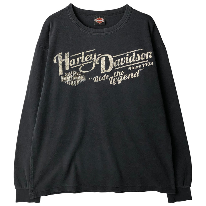 Harley-Davidson Thermallon T-Shirt, Honeycomb, Men's Size L unclear black type Vintage Second Hand