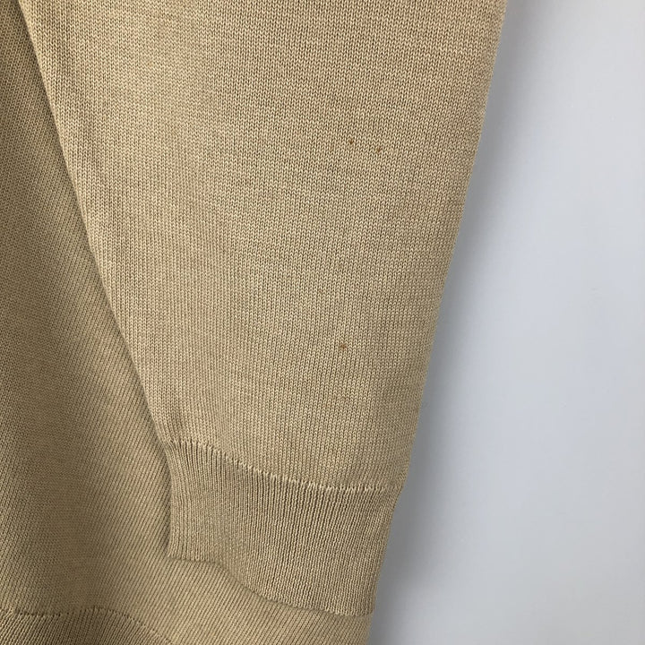 Lacoste V-neck acrylic and wool knit sweater, size 6, men's XL wool Beige type Vintage Second Hand