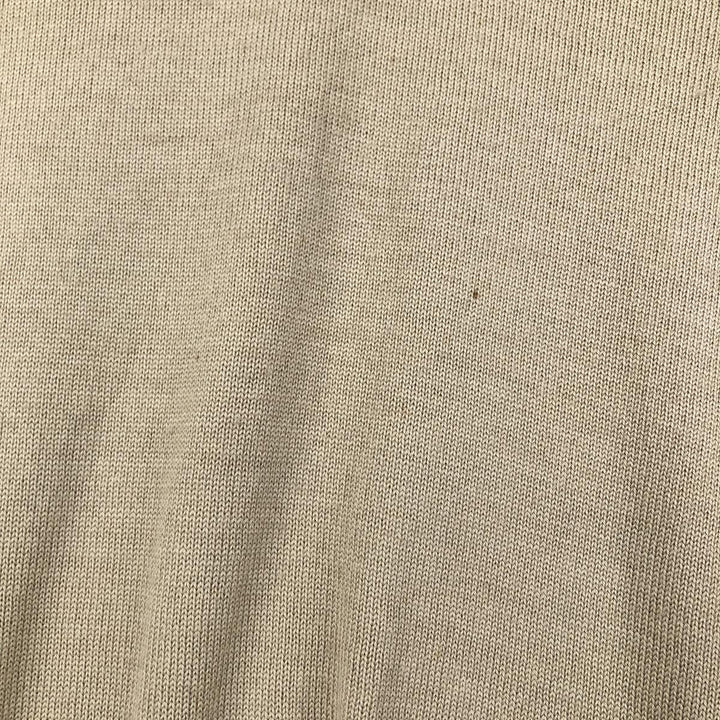 Lacoste V-neck acrylic and wool knit sweater, size 6, men's XL wool Beige type Vintage Second Hand