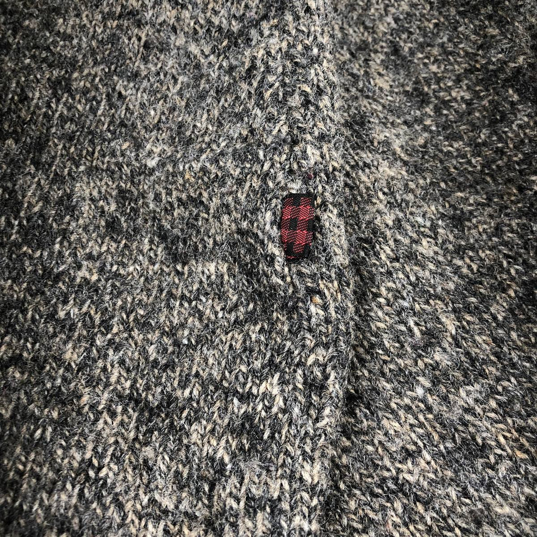 2000'S WOOLRICH Wool Knit Sweater, Men's Size M wool gray type Vintage Second Hand