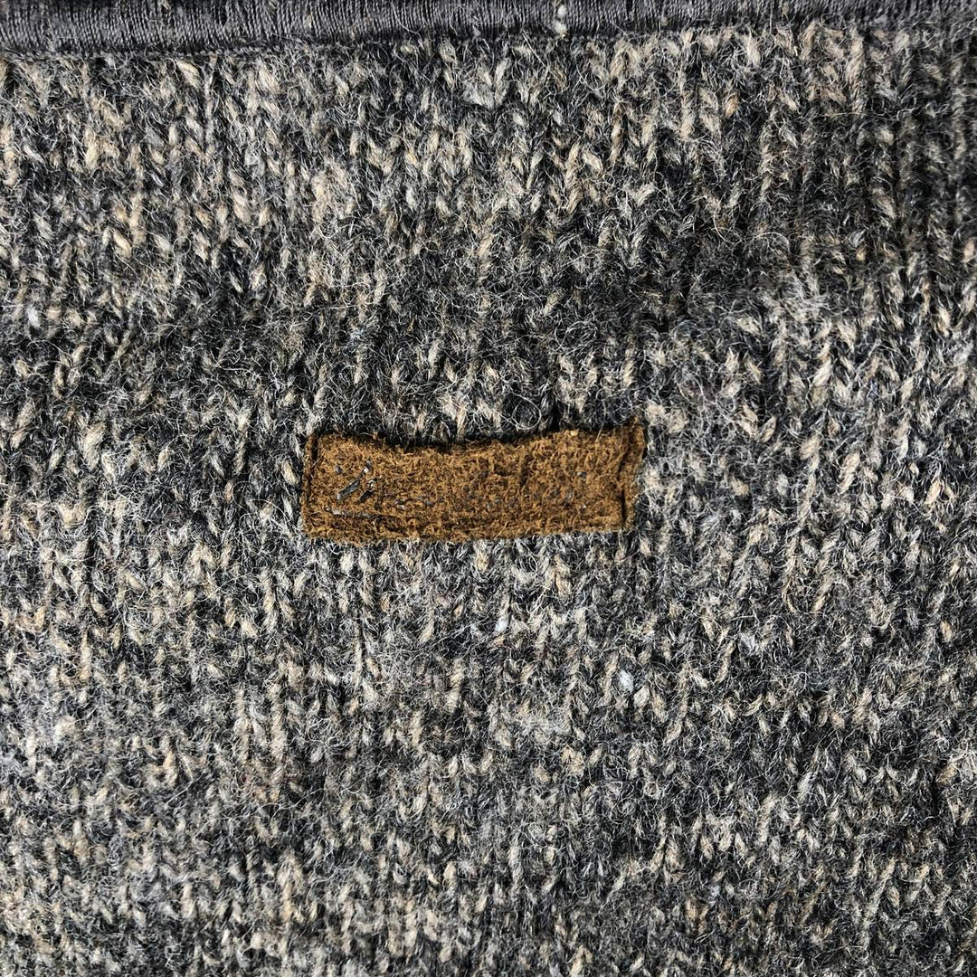 2000'S WOOLRICH Wool Knit Sweater, Men's Size M wool gray type Vintage Second Hand