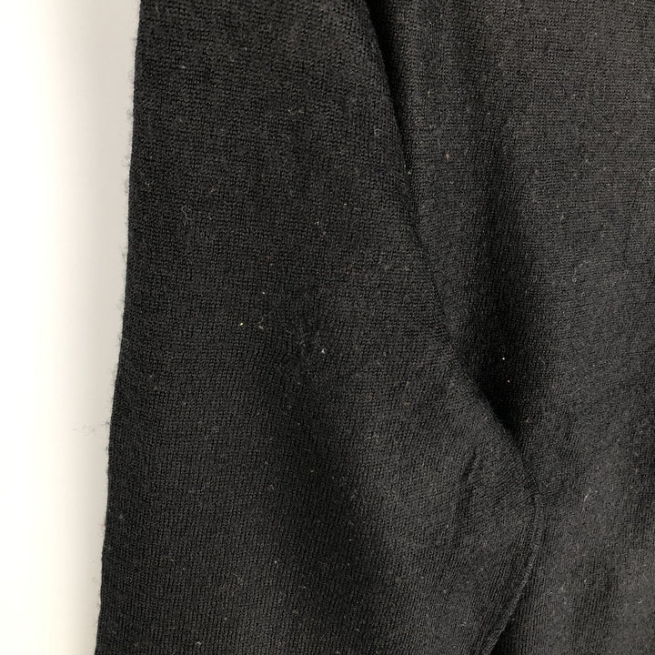 Ralph Lauren POLO RALPH LAUREN merino wool knit sweater, men's size M Merino wool black type Vintage Second Hand