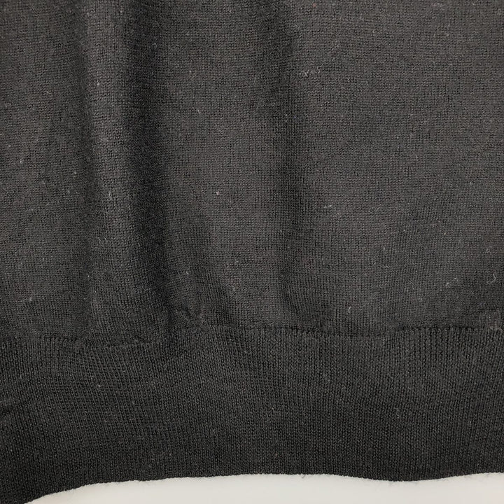 Ralph Lauren POLO RALPH LAUREN merino wool knit sweater, men's size M Merino wool black type Vintage Second Hand