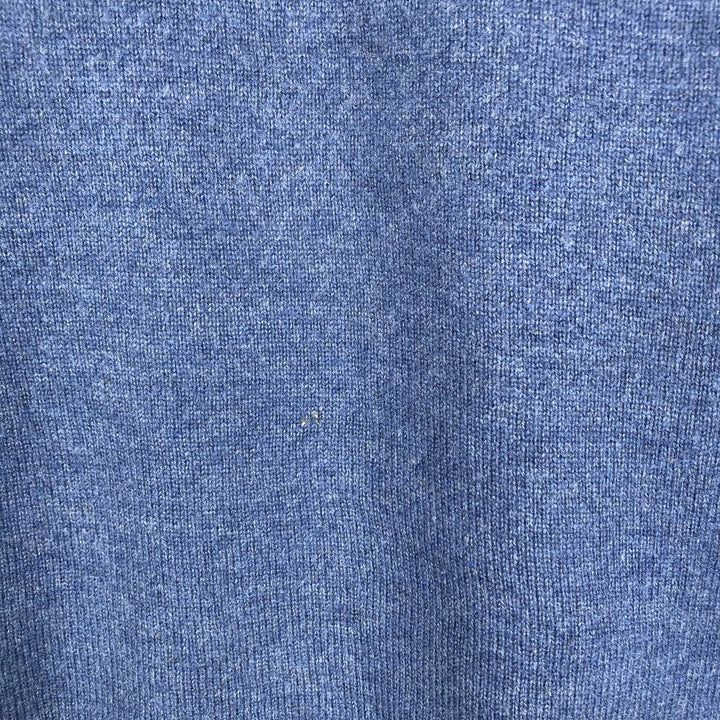 Ralph Lauren POLO RALPH LAUREN merino wool knit sweater, men's size L Merino wool blue type Vintage Second Hand