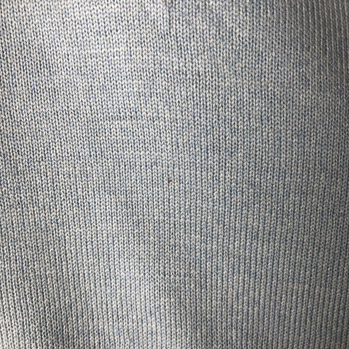 Vintage 1970'S Lacoste wool knit sweater, made in Spain, size 5 (men's L), crew neck. wool Blue type light blue Vintage Second Hand