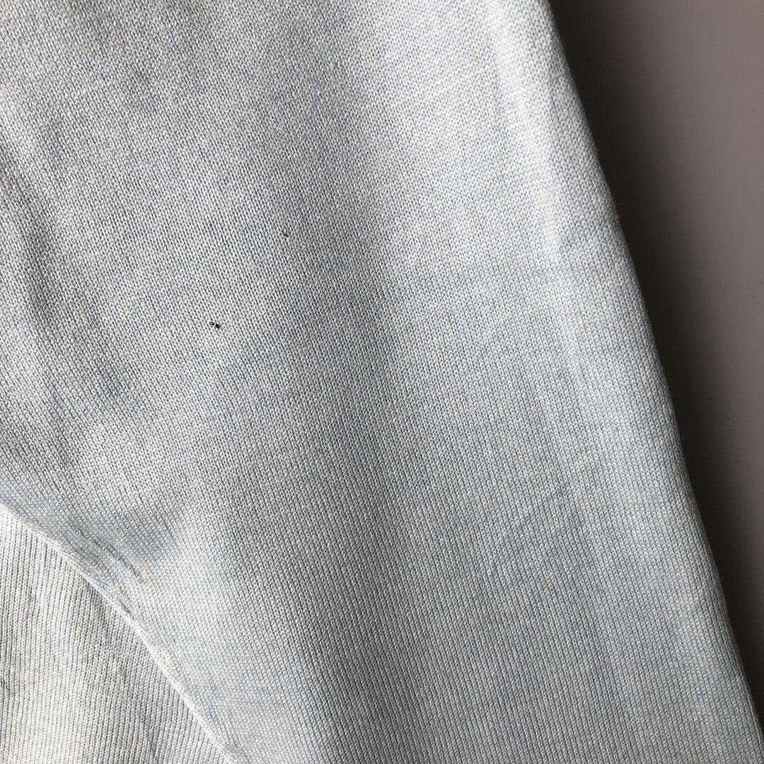 Vintage 1970'S Lacoste wool knit sweater, made in Spain, size 5 (men's L), crew neck. wool Blue type light blue Vintage Second Hand