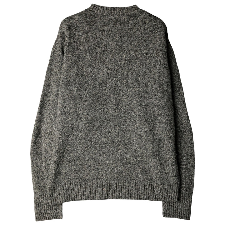 Pendleton wool knit sweater, men's size L unclear gray type Vintage Second Hand