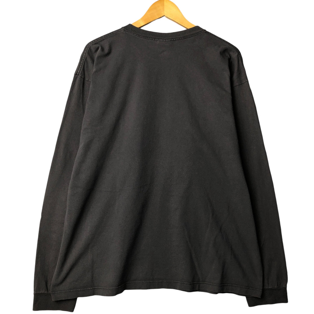 90s-00'S Timberland long-sleeved T-shirt, Made in USA, Men's XL cotton Charcoal Vintage Second Hand