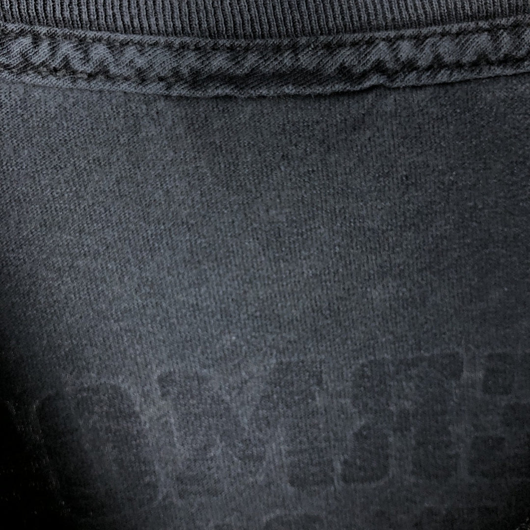 Harley-Davidson Skull Pattern Long T-shirt, Men's L size unclear Charcoal Vintage Second Hand