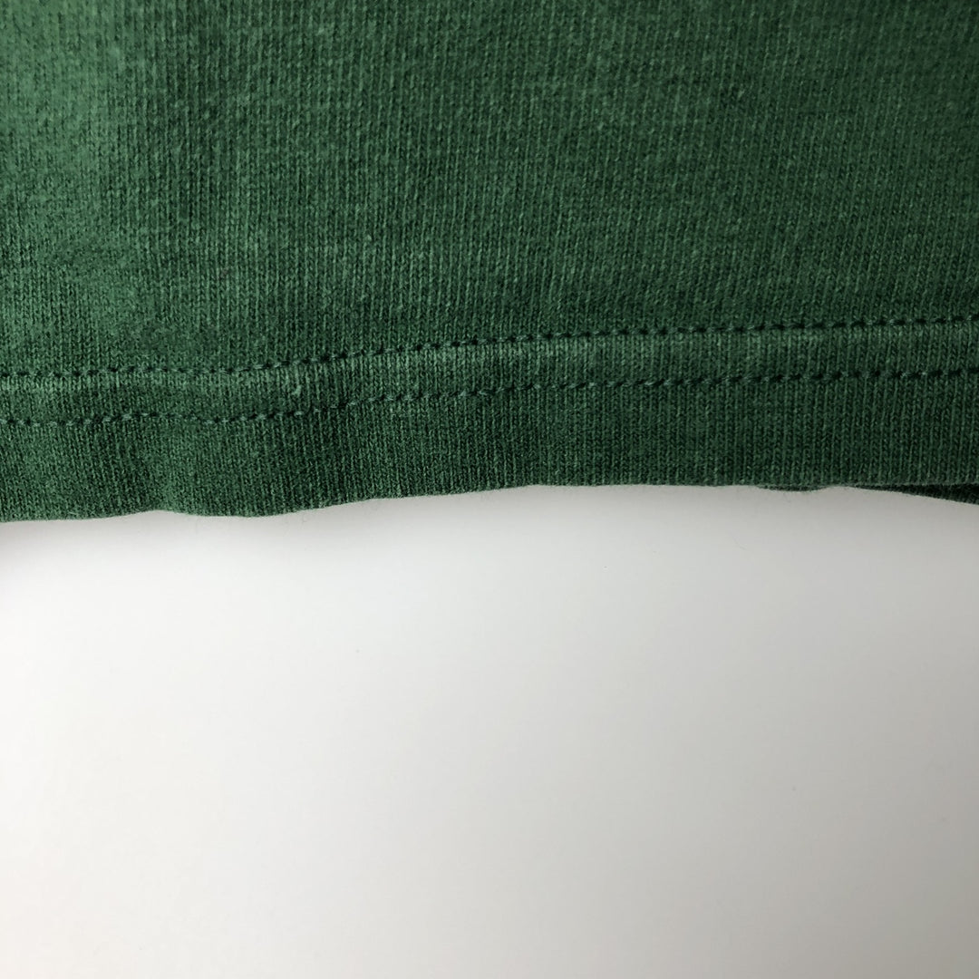 Vintage 90'S Nike mock neck long-sleeved T-shirt, Made in USA, Men's size M cotton Green type dark green Vintage Second Hand