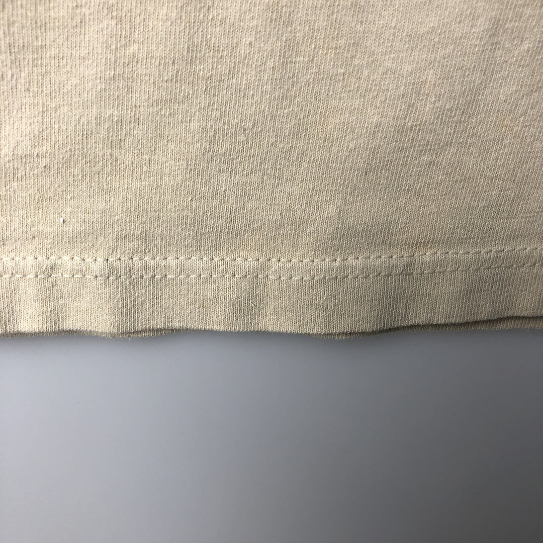 90s-00'S Timberland long-sleeved T-shirt, Made in USA, Men's XL cotton Beige type Vintage Second Hand