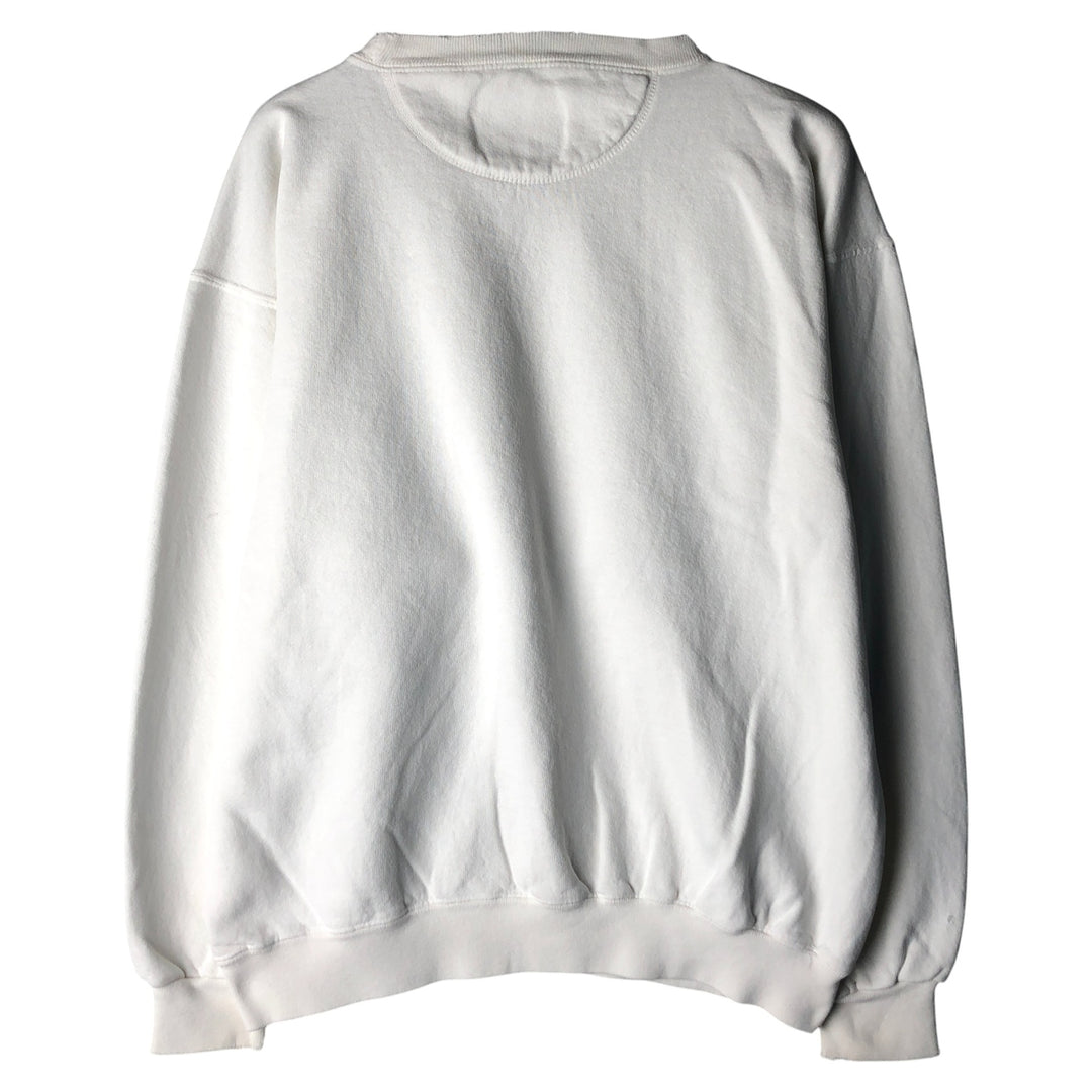 90'S SANTEE HVYWT Hard Rock Cafe Advertising Sweatshirt, Made in USA, Men's Size Medium, Vintage cotton white type Vintage Second Hand