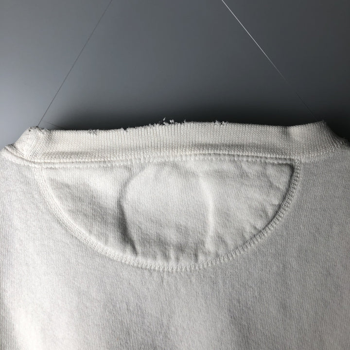 90'S SANTEE HVYWT Hard Rock Cafe Advertising Sweatshirt, Made in USA, Men's Size Medium, Vintage cotton white type Vintage Second Hand