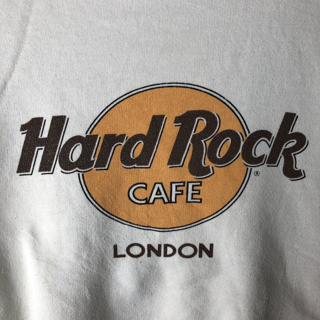 Vintage HARD ROCK CAFE Advertising Sweatshirt, Men's XL cotton white type Vintage Second Hand