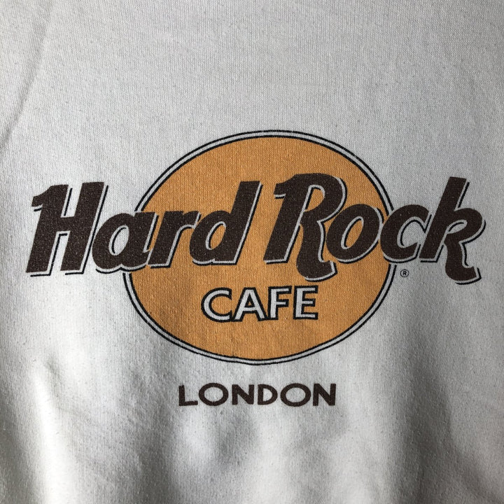 Vintage HARD ROCK CAFE Advertising Sweatshirt, Men's XL cotton white type Vintage Second Hand