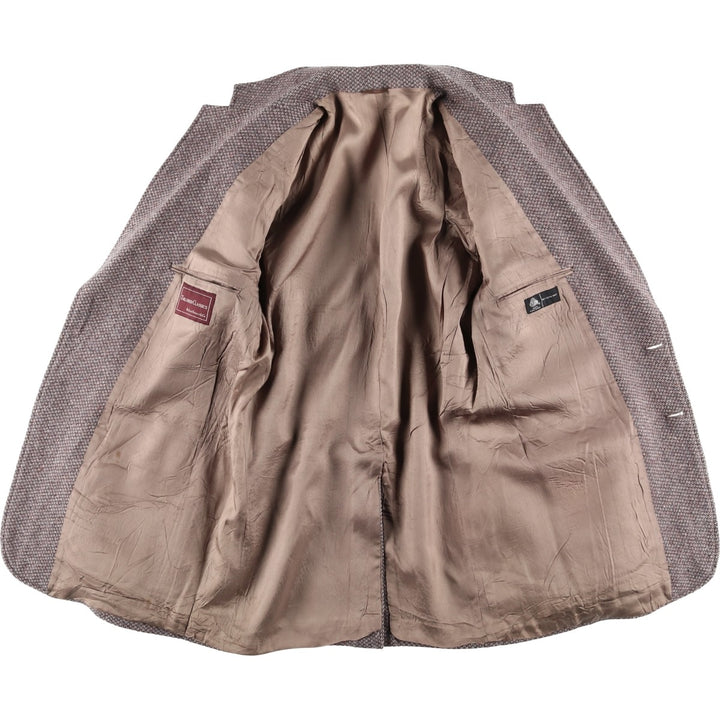 Vintage 1980'S Levi's Tailored Classics colored nep wool tailored jacket, men's size M wool brown type Vintage Second Hand