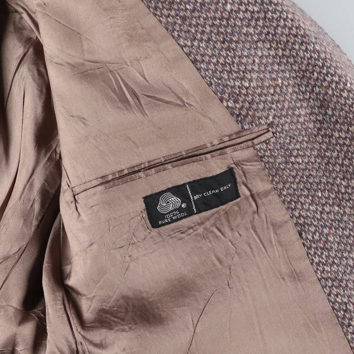 Vintage 1980'S Levi's Tailored Classics colored nep wool tailored jacket, men's size M wool brown type Vintage Second Hand