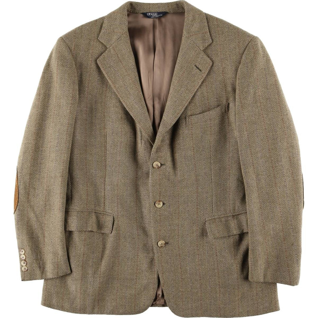 Ralph Lauren POLO by Ralph Lauren Herringbone Tailored Jacket, Men's XL unclear Beige type Vintage Second Hand