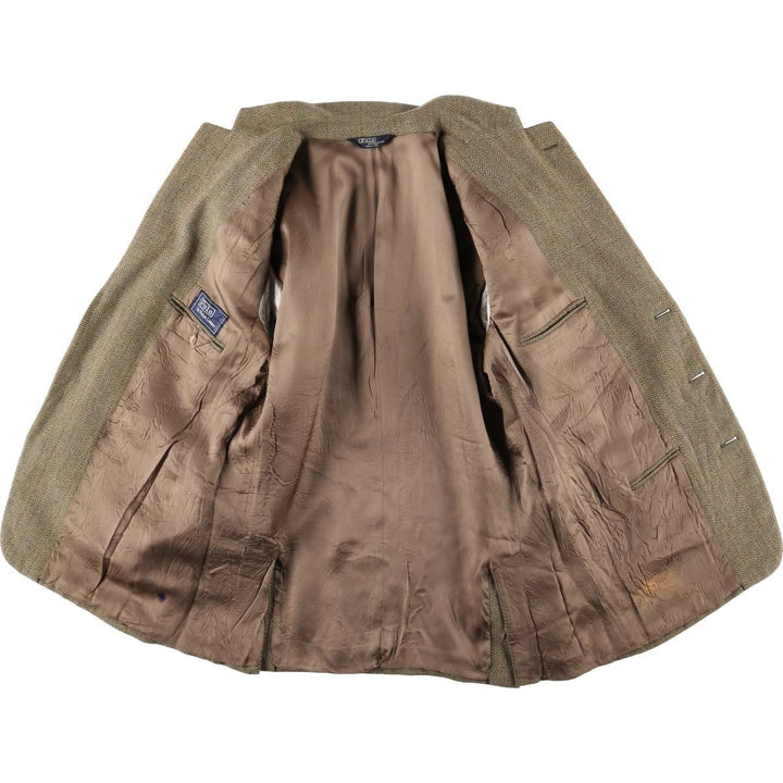 Ralph Lauren POLO by Ralph Lauren Herringbone Tailored Jacket, Men's XL unclear Beige type Vintage Second Hand