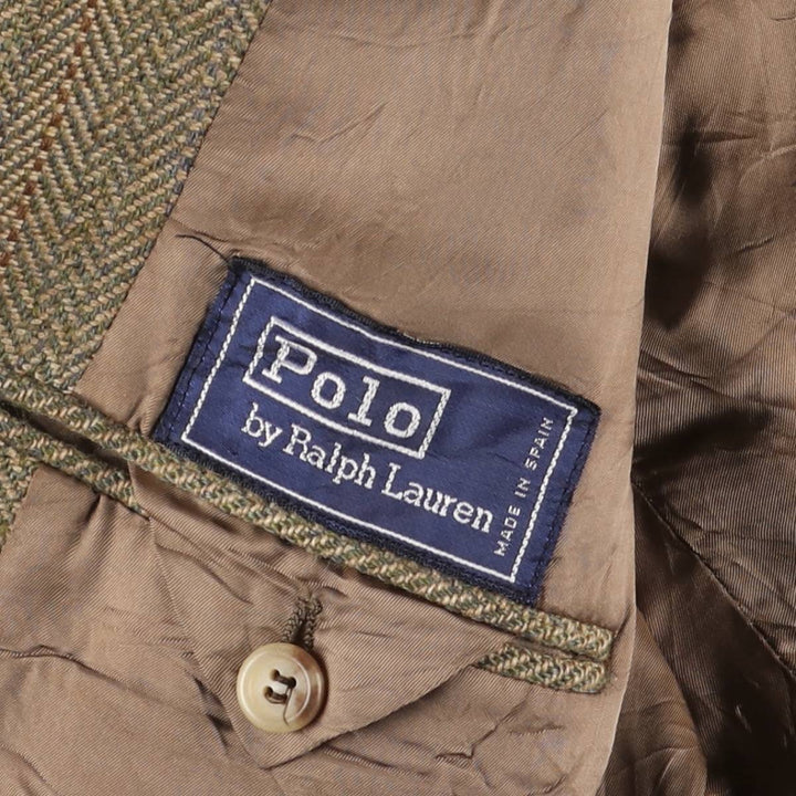 Ralph Lauren POLO by Ralph Lauren Herringbone Tailored Jacket, Men's XL unclear Beige type Vintage Second Hand