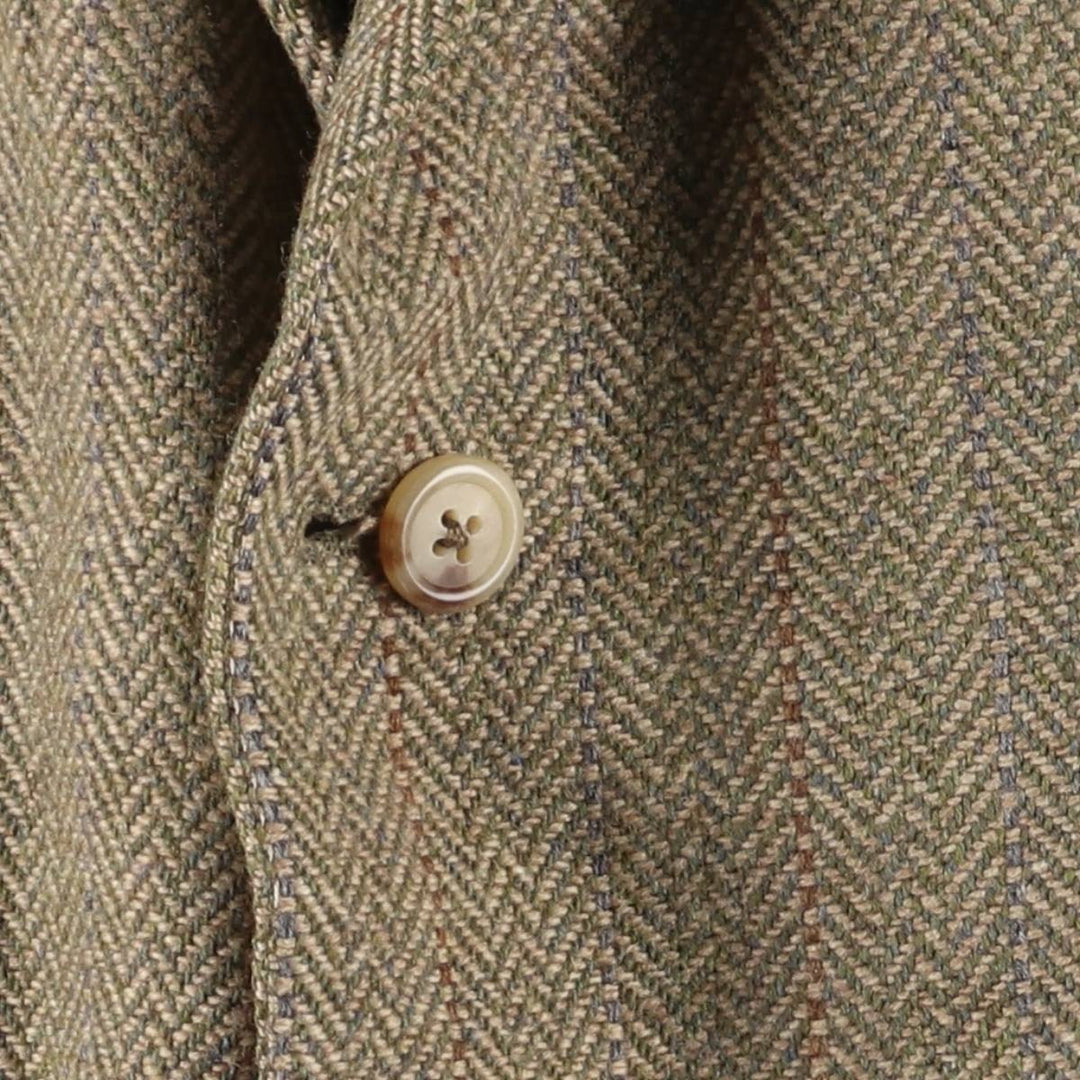 Ralph Lauren POLO by Ralph Lauren Herringbone Tailored Jacket, Men's XL unclear Beige type Vintage Second Hand
