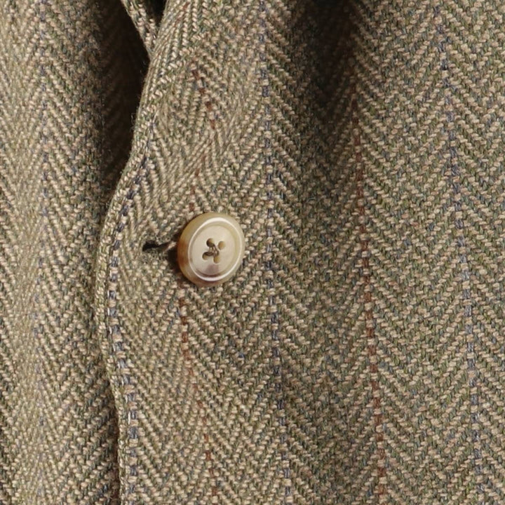 Ralph Lauren POLO by Ralph Lauren Herringbone Tailored Jacket, Men's XL unclear Beige type Vintage Second Hand
