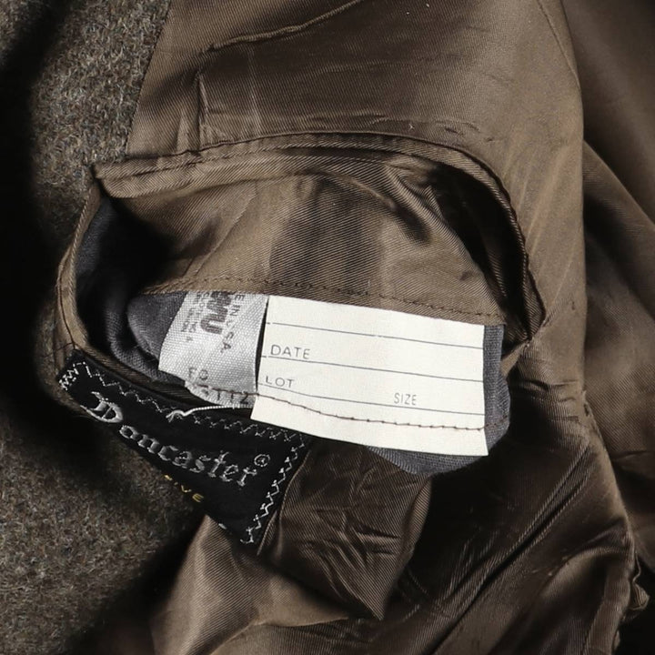 Doncaster wool tailored jacket, made in the USA, size L (men's) wool brown type Vintage Second Hand