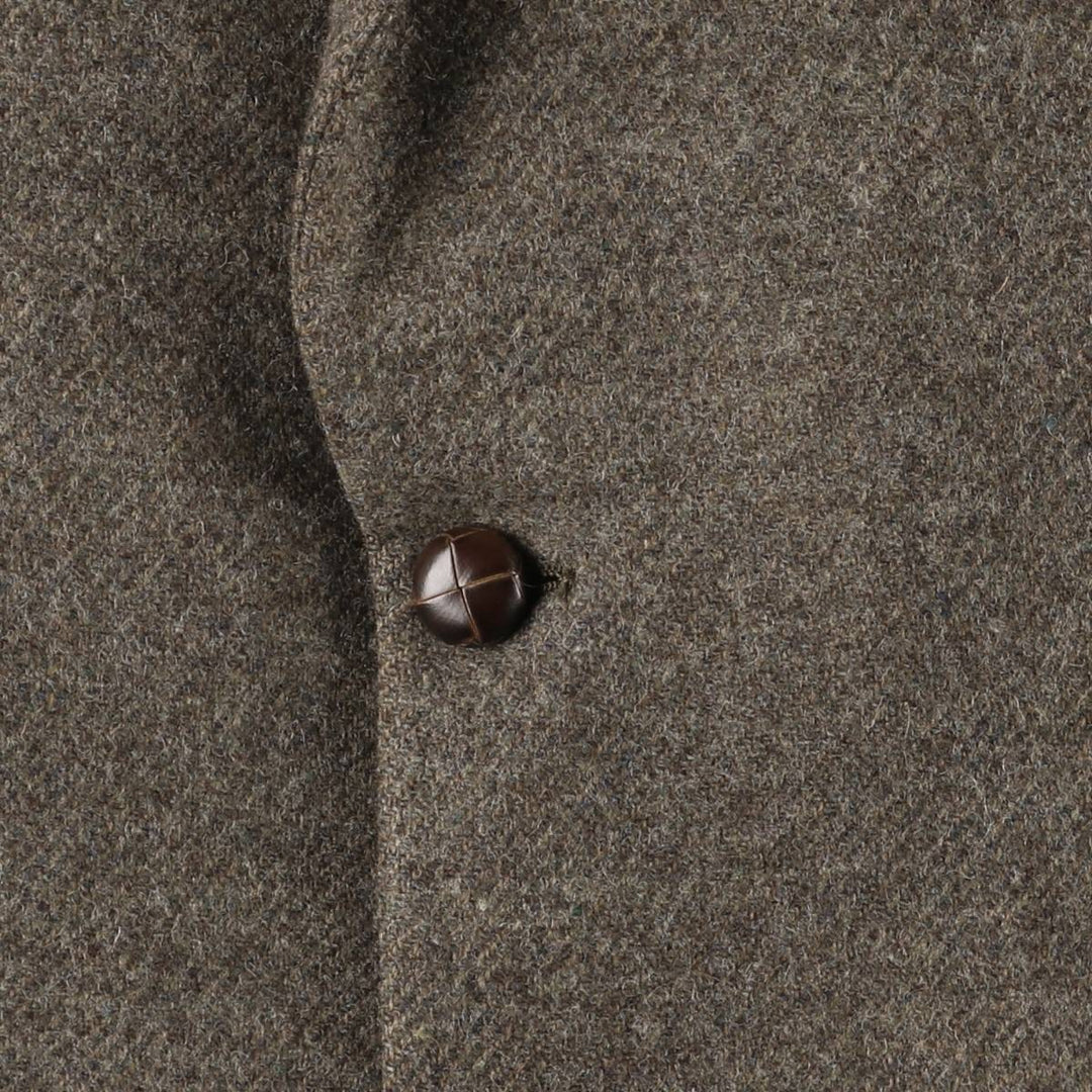 Doncaster wool tailored jacket, made in the USA, size L (men's) wool brown type Vintage Second Hand