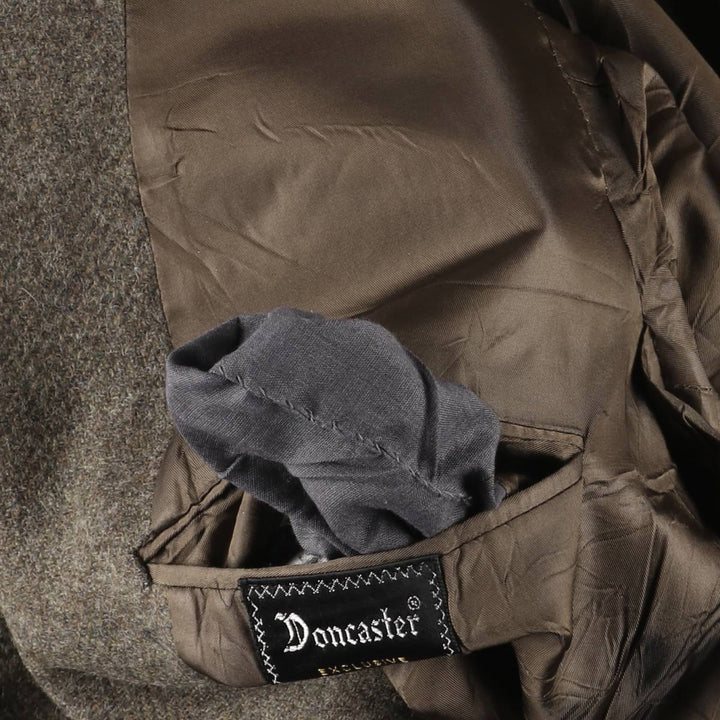 Doncaster wool tailored jacket, made in the USA, size L (men's) wool brown type Vintage Second Hand