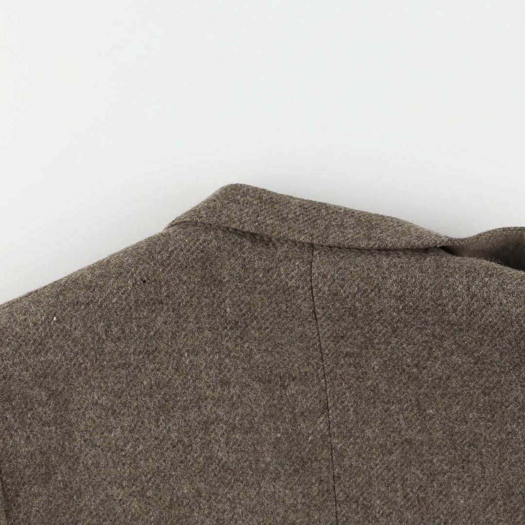 Doncaster wool tailored jacket, made in the USA, size L (men's) wool brown type Vintage Second Hand