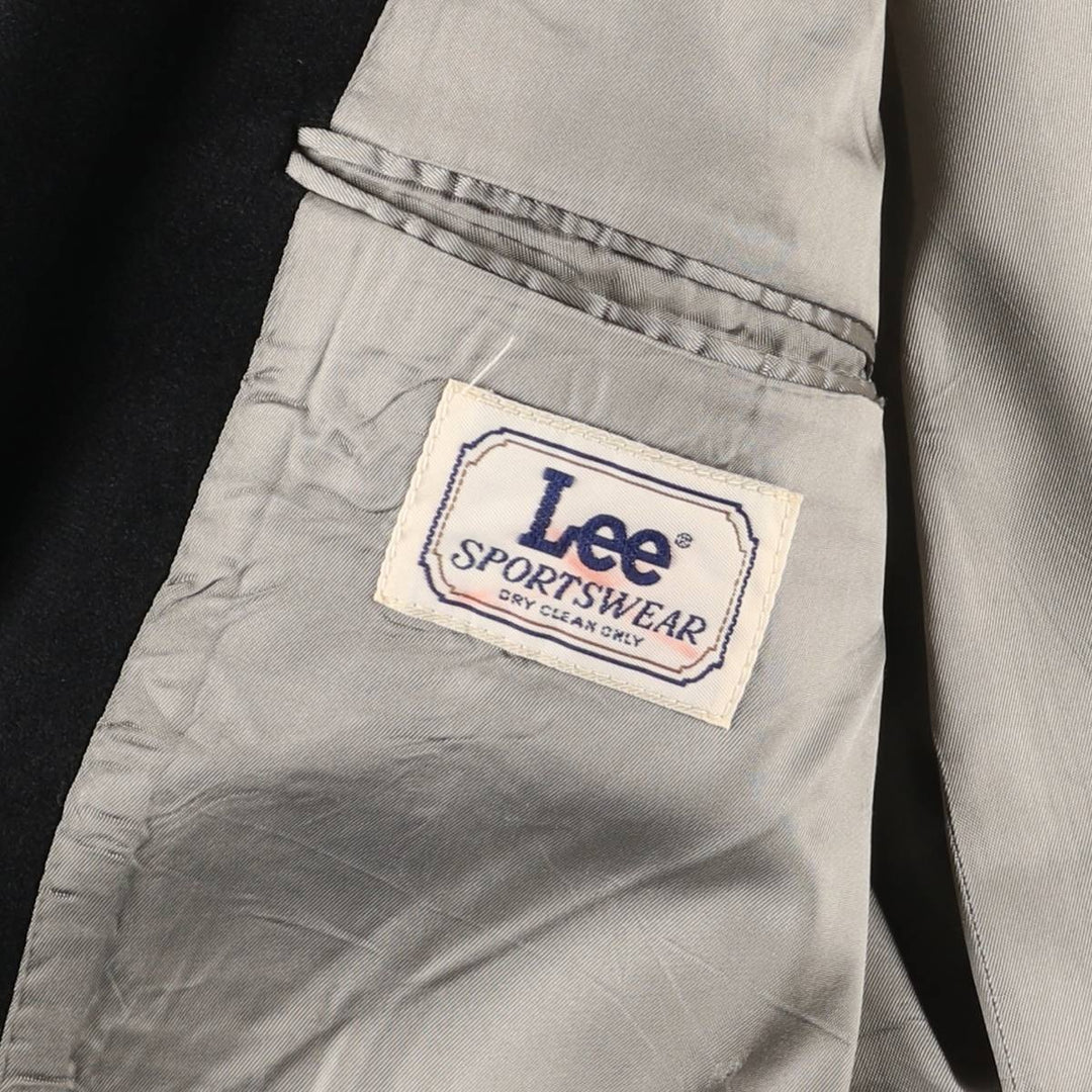 Vintage 1990'S Lee tailored jacket, made in the USA, size M, men's polyester black type Vintage Second Hand