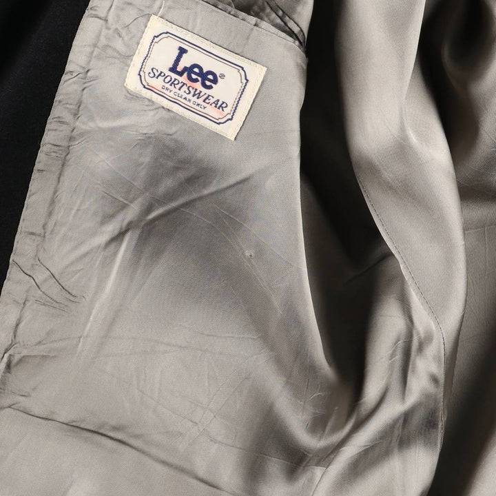 Vintage 1990'S Lee tailored jacket, made in the USA, size M, men's polyester black type Vintage Second Hand