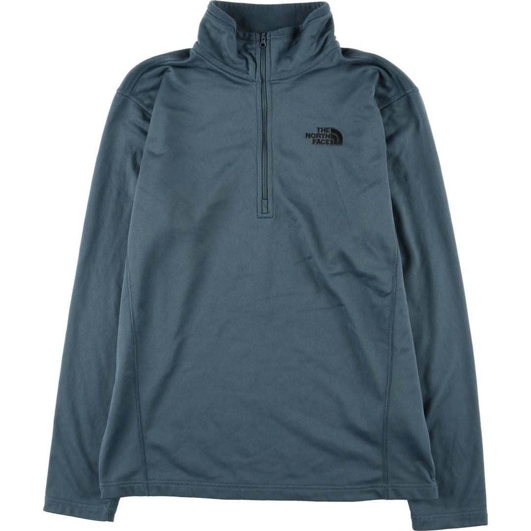 The North Face Half-Zip Fleece Pullover, Men's Size M polyester blue type Vintage Second Hand