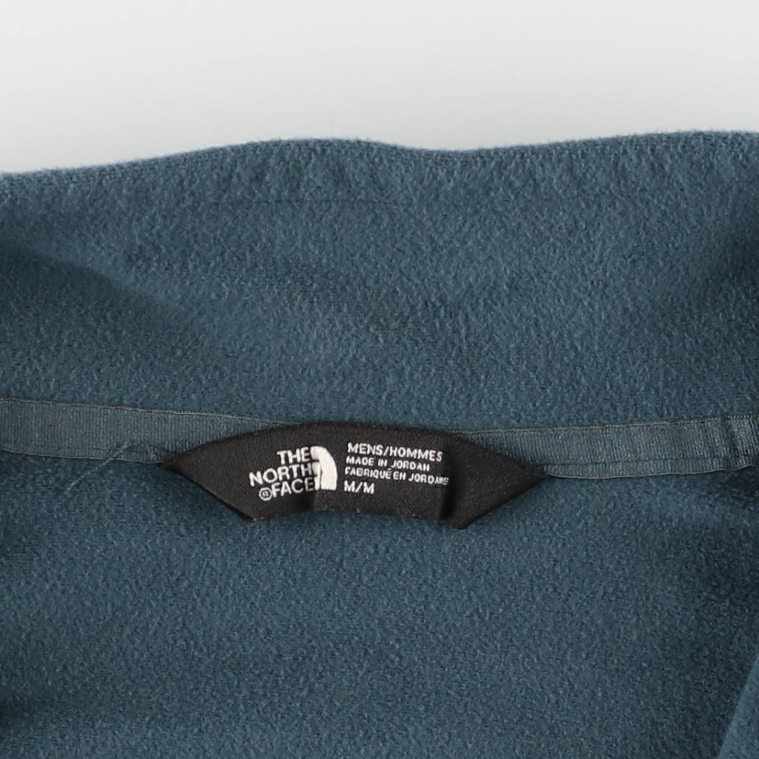 The North Face Half-Zip Fleece Pullover, Men's Size M polyester blue type Vintage Second Hand