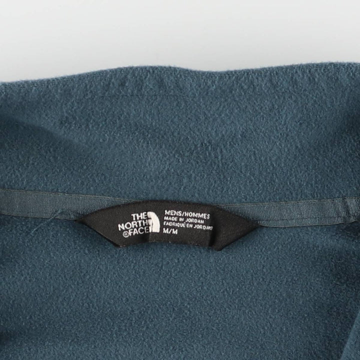 The North Face Half-Zip Fleece Pullover, Men's Size M polyester blue type Vintage Second Hand